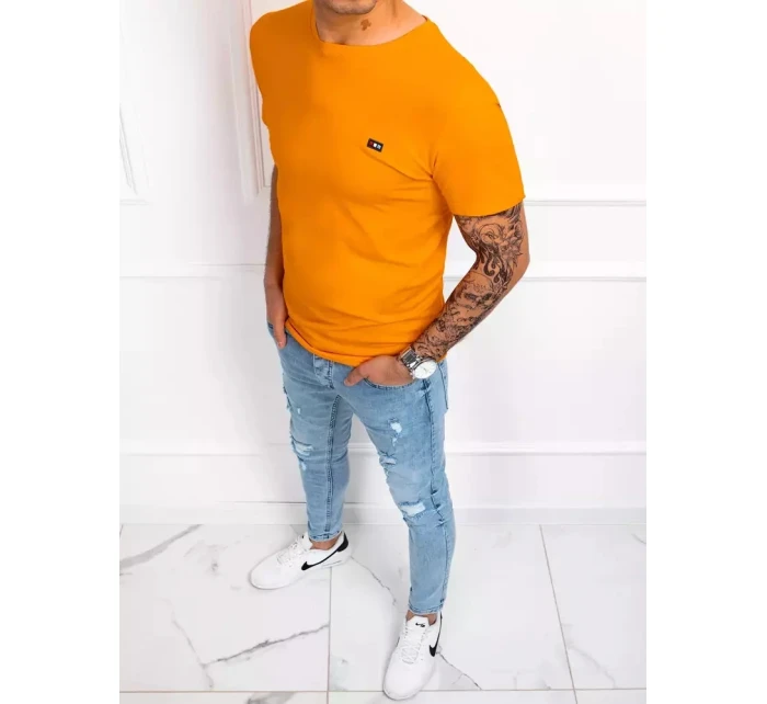 Pánske oranžové tričko FashionStreet RX4806