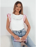 Dámské tričko růžové Dstreet model 21973993 - FashionStreet