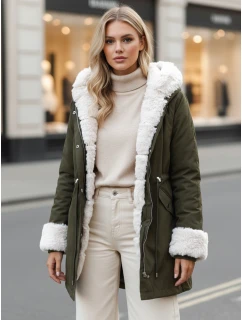 Dámská zimní bunda zelená Dstreet model 21982592 - FashionStreet