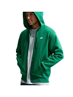 Pánská mikina Club BB FZ Hoodie green model 22202549 365 pánské - NIKE