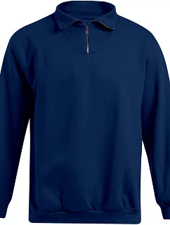 mikina s 1/4 zipem 40. navy model 22536823 - Promodoro