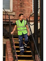 HVW 120 HiVis síťovaná bezpečnostní vesta model 22502255 red - Yoko