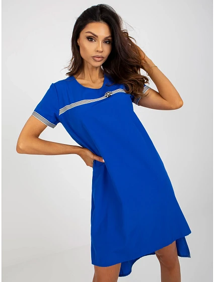 Dámské šaty LK SK model 18265558 tmavě modrá - FPrice Dámské šaty LK SK model 18265558 tmavě modrá - FPrice