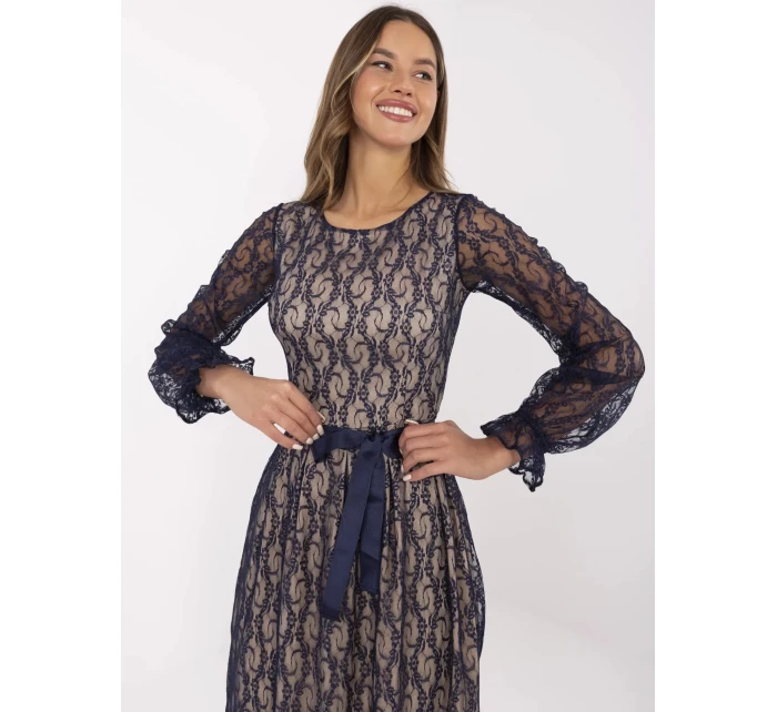 Šaty LK SK 509941.70P tmavomodré