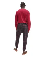 Pánske pyžamo NM2178E - V5N - vínová - Calvin Klein