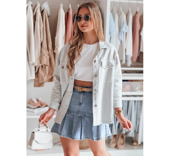 džínová mini sukně s volánky modrá Dstreet model 21987517 - FashionStreet