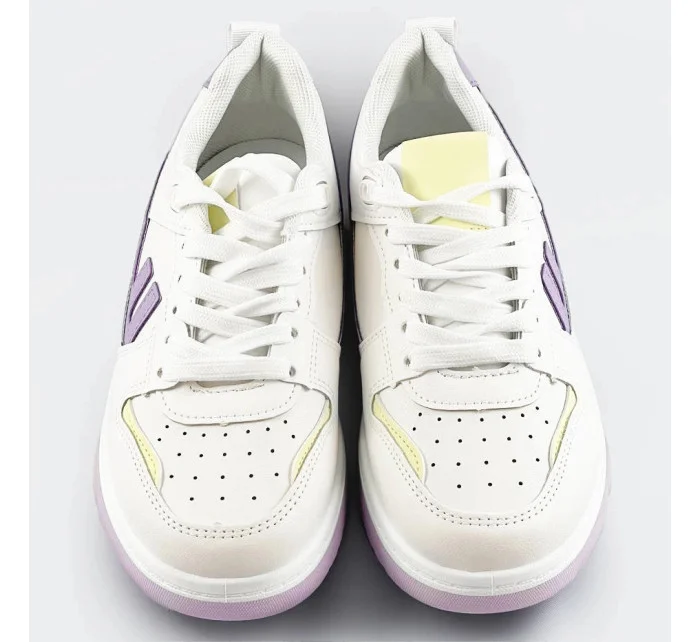 Bielo-fialové dámske športové topánky (AD-555) Bielo-fialové dámske športové topánky (AD-555)