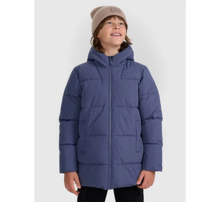 Chlapčenská páperová bunda so syntetickou výplňou 4F 4FJRAW25TDJAM0805-32S