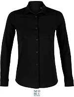 NEOBLU Balthazar Dámska blúzka s dlhým rukávom 24.3199 deep black NEOBLU Balthazar Dámska blúzka s dlhým rukávom 24.3199 deep black