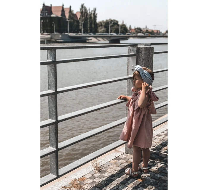 Dziecięce Błyszczące Sandały Srebrne Natalie