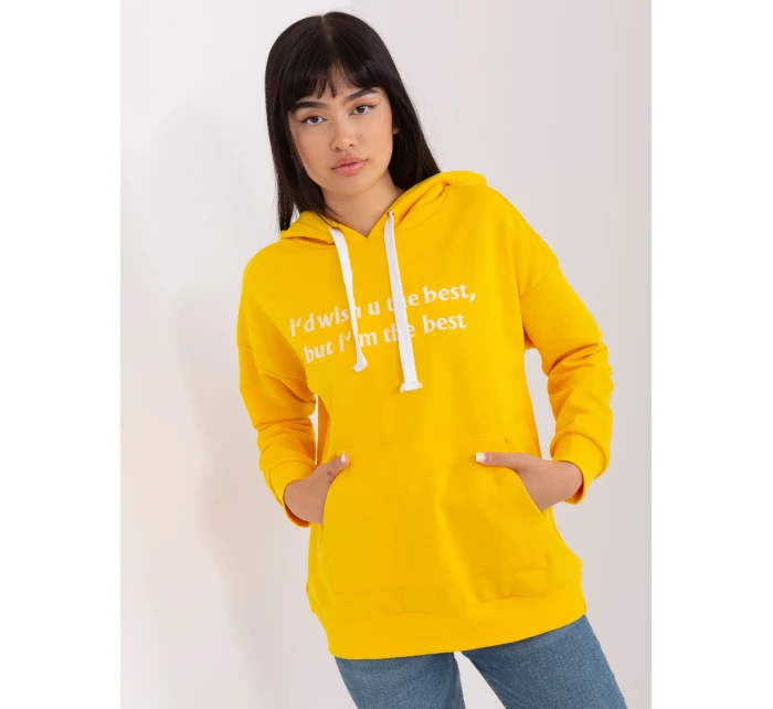 Bluza EM BL HS 21 model 18741202 ciemny żółty - FPrice Bluza EM BL HS 21 model 18741202 ciemny żółty - FPrice