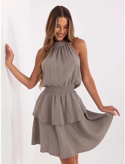 Šaty MI SK 92166.71P tmavo lila