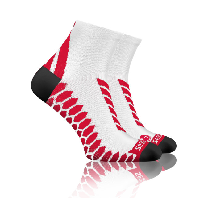 Sesto Senso krátke športové ponožky biele