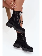 Dámsky pracovník s kryštálmi Rosira - čierny