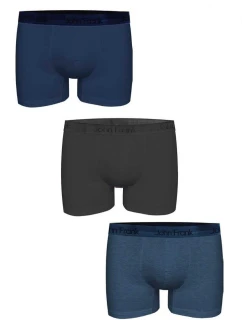 Pánske boxerky John Frank JF3BPBLONG01 3PACK