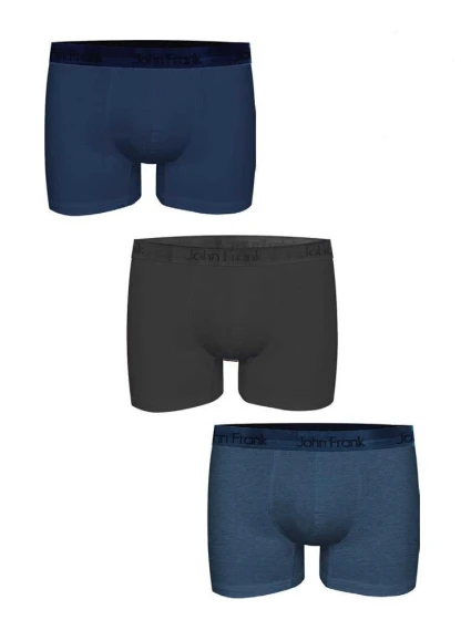 Pánske boxerky John Frank JF3BPBLONG01 3PACK