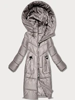 Zimná bunda do polovice stehien S'West light beige (B/R8535-46)