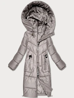 Zimná bunda do polovice stehien S'West light beige (B/R8535-46)