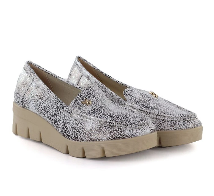 Dámské boty na platformě ve zlaté barvě M.Daszynski model 22068838 - M. Daszyński