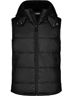JN Pánská prošívaná vesta s kapucí 02. black model 22494817 - Daiber JN Pánská prošívaná vesta s kapucí 02. black model 22494817 - Daiber