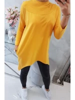 Horčicová mikina na bicykel s potlačou Horčicová mikina na bicykel s potlačou