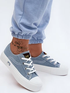 Dámské tenisky na platformě LEE ISLA C WOMEN LOW 50261002.21H džínové