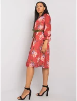 Šaty LK SK 507267.28 bordová Šaty LK SK 507267.28 bordová