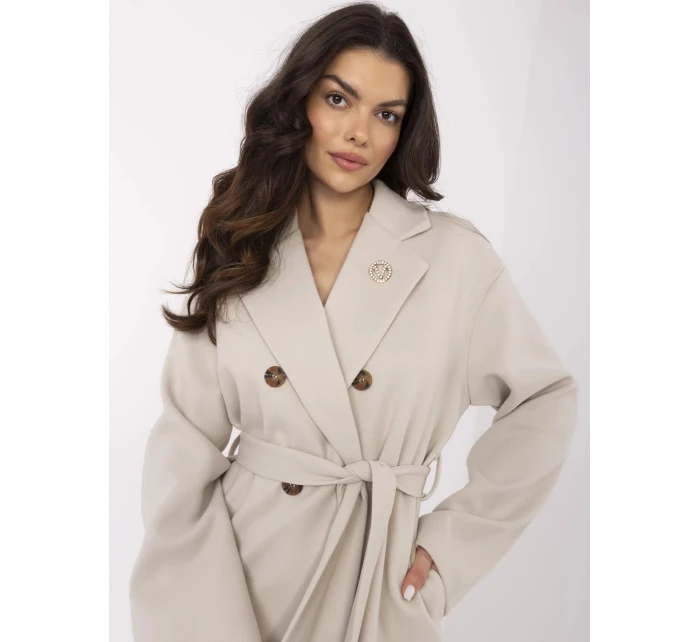 Kabát TW CZ BI 28987.85 svetlo béžový