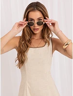 Dámské šaty IR SK model 22366735 světle béžové - FPrice