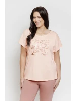 Taro 3571 Valentina pyžamo kr/r 4XL-6XL W26