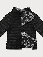 Dámska plus size bunda s 3/4 rukávmi Minority black/mola (M23-7010-1)