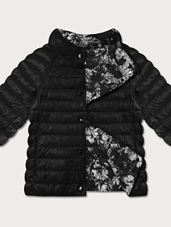 Dámska plus size bunda s 3/4 rukávmi Minority black/mola (M23-7010-1)