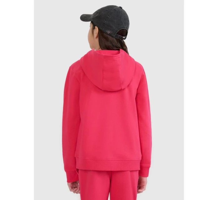 Dívčí mikina s kapucí model 22052507 - 4F Dívčí mikina s kapucí model 22052507 - 4F