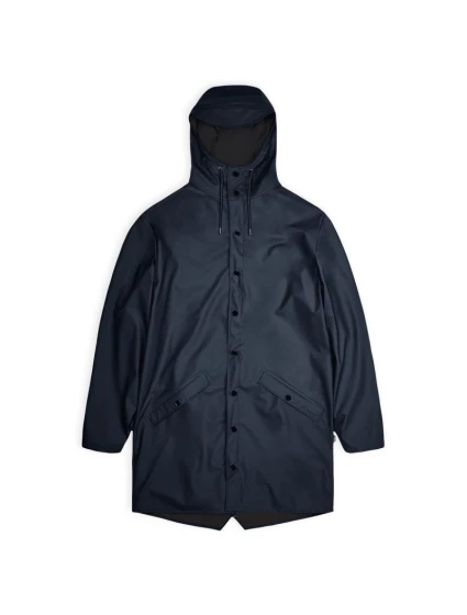 Rains unisex dlhá bunda do dažďa LONG JACKET W3 12020 47 NAVY Rains unisex dlhá bunda do dažďa LONG JACKET W3 12020 47 NAVY