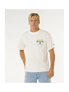 Pánske tričko RIP CURL Bells Pro 26 Bell Logo Tee, biele