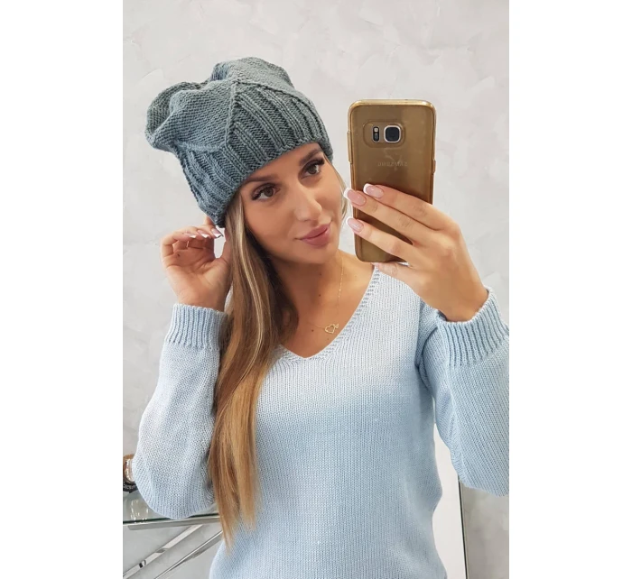 Dámska čiapka Liliana K375 tmavo šedá Dámska čiapka Liliana K375 tmavo šedá