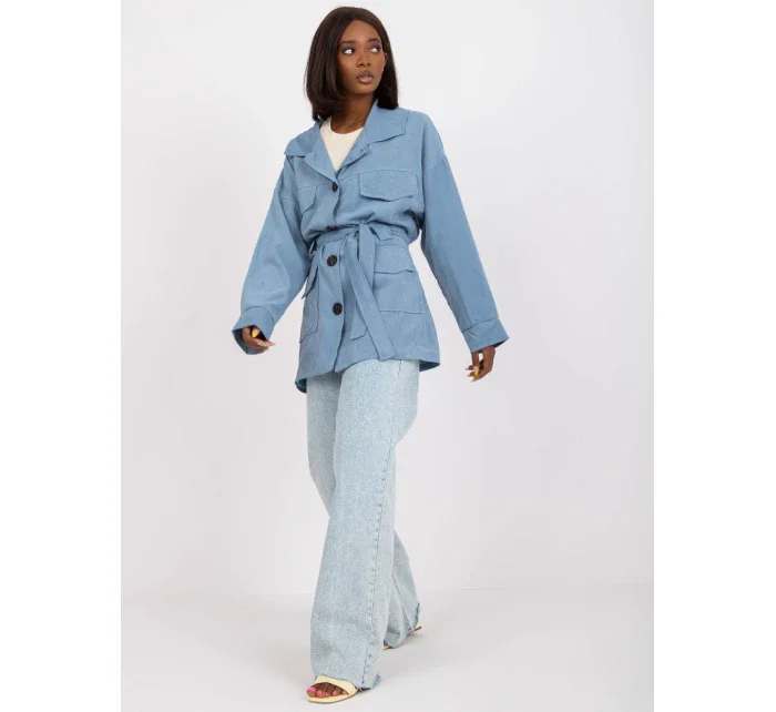 Dámsky kabát EM EN 5422.22P tmavo modrý