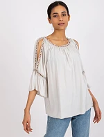 Blúzka TW BZ BI 82198.46 svetlo béžová