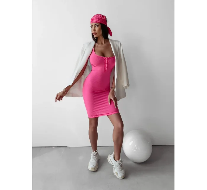 Dámské šaty model 18593248 neonově růžové - Ola Voga