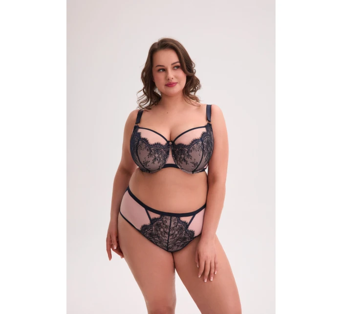 POLOMÄKKÁ MAXI PODPRSENKA AINA ART 1273 NAVY BLUE