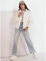 Dámská přechodná prošívaná bunda bílá Dstreet model 21973516 - FashionStreet Dámská přechodná prošívaná bunda bílá Dstreet model 21973516 - FashionStreet