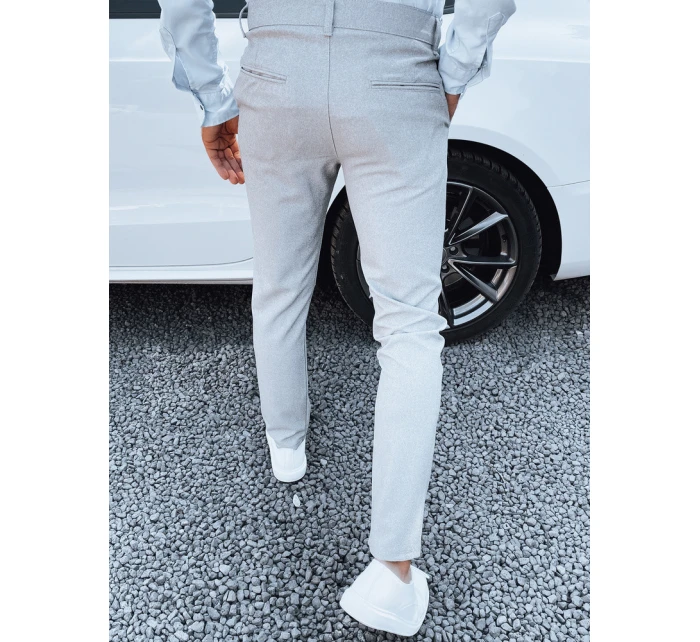 Pánské světle šedé kalhoty Dstreet model 21977213 - FashionStreet Pánské světle šedé kalhoty Dstreet model 21977213 - FashionStreet