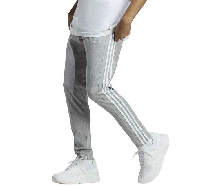 Nohavice adidas Essentials Single Jersey Tapered Open Hem 3-Stripes M IC0046 Nohavice adidas Essentials Single Jersey Tapered Open Hem 3-Stripes M IC0046
