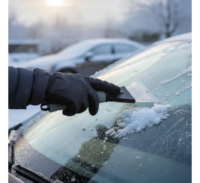 ŠKRABKA NA SKLO 25 CM DUNLOP SIVÁ