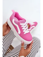 Dámské Tenisky Na Platformě Fuchsie model 21694934 - Boto Dámské Tenisky Na Platformě Fuchsie model 21694934 - Boto