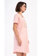 Dámske domáce šaty Michaela s krátkym rukávom Dámske domáce šaty Michaela s krátkym rukávom