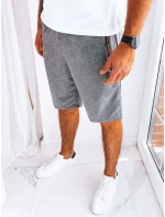 Pánské tmavě šedé teplákové šortky Dstreet model 21968883 - FashionStreet