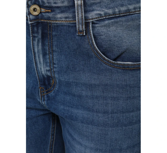 Pánske modré slim fit džínsy FashionStreet UX4475