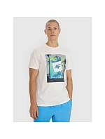 Pánske tričko s potlačou 4F 4FRSS25TTSHM2846-12S