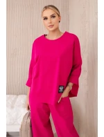 Komplet nových mikinových kalhot Punto fuchsie Komplet nových mikinových kalhot Punto fuchsie